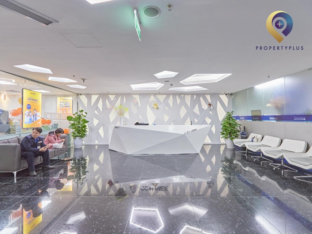 Reception lobby of Coalimex Building with modern interior